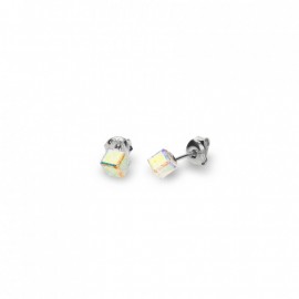 Cube Studs Small Aurore Boreale.