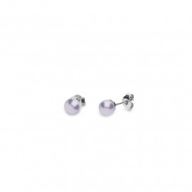 Small Pearl Studs Lavender