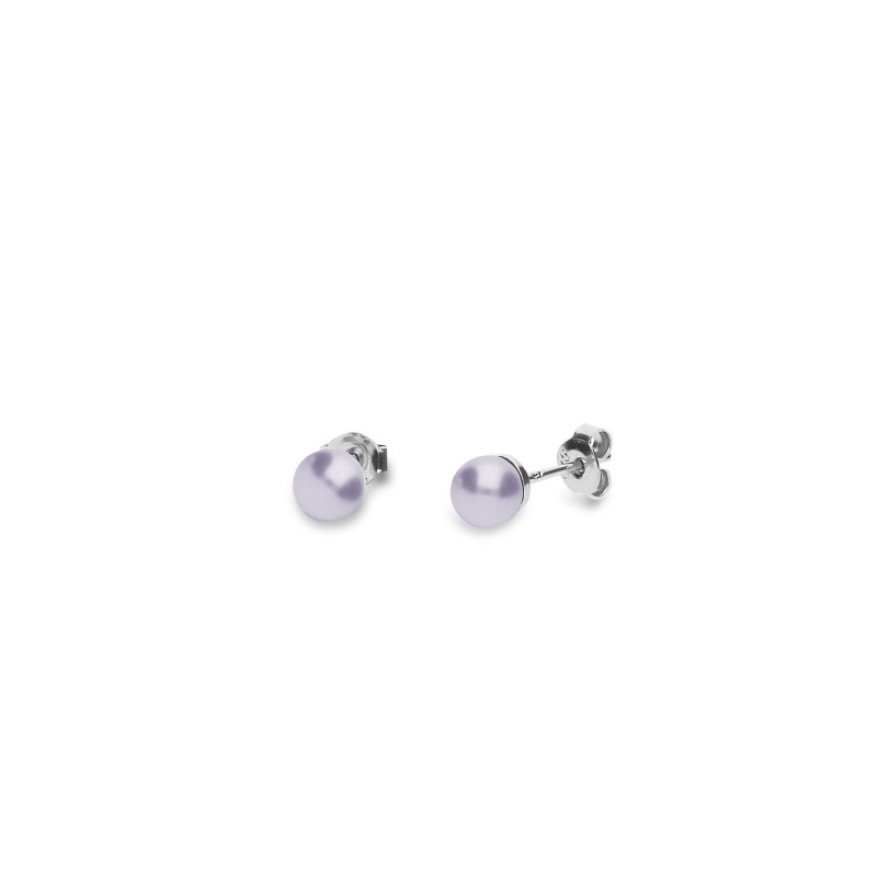 Small Pearl Studs Lavender