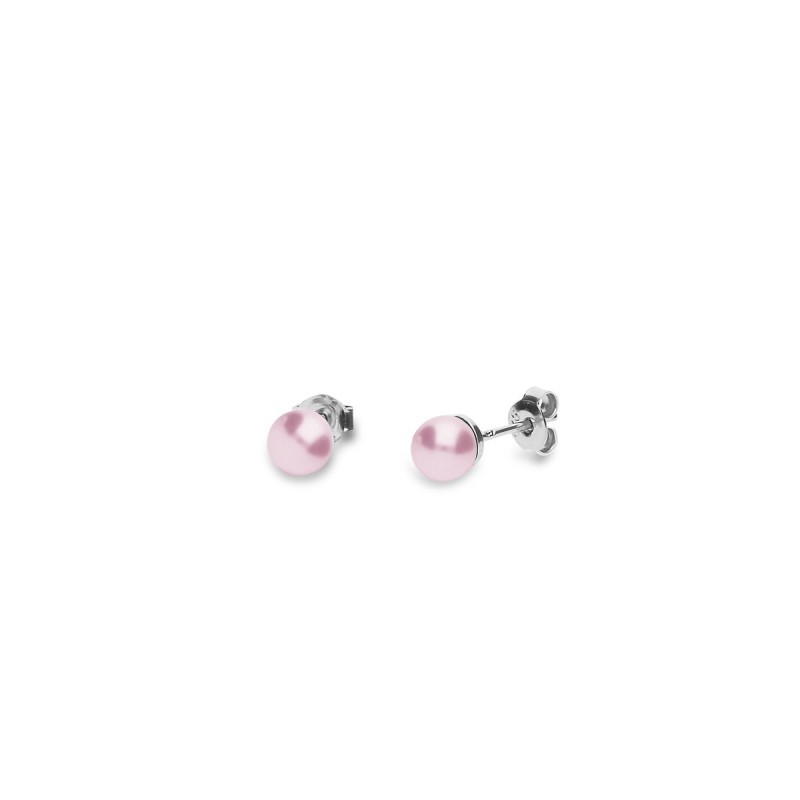 Small Pearl Studs Rose