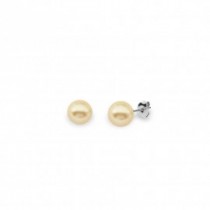 Pearl Studs Light Gold Pearl