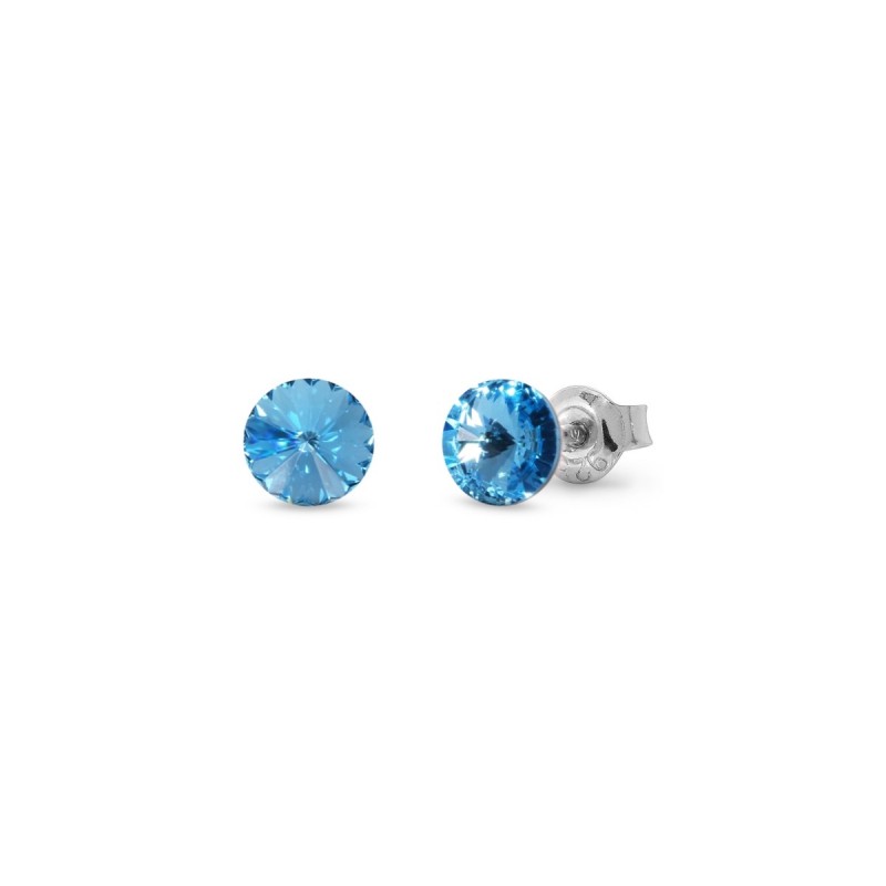 Candy Studs Small Aquamarine.