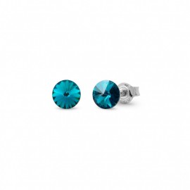 Candy Studs Small Blue Zircon