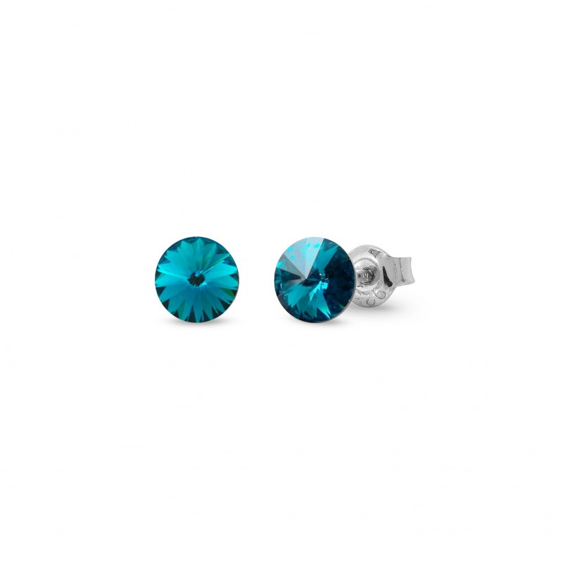 Candy Studs Small Blue Zircon