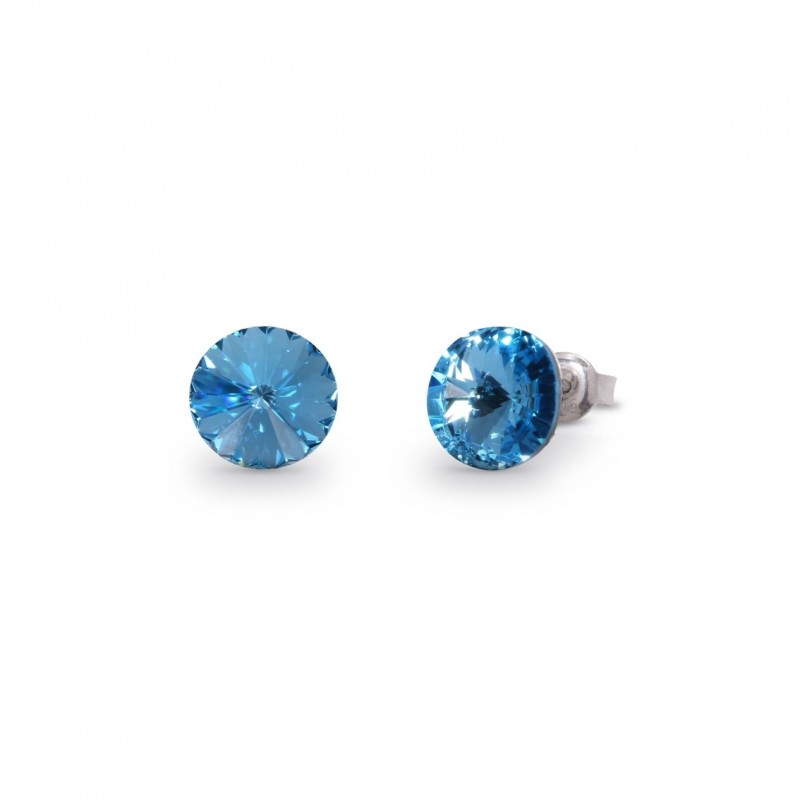 Sweet Candy Studs  Aquamarine.