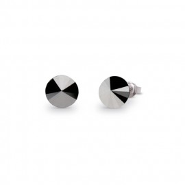 Sweet Candy Studs  Jet Hematite.