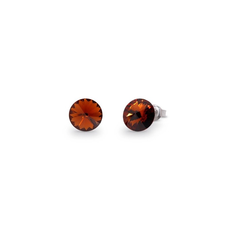 Sweet Candy Studs  Smoked Topaz