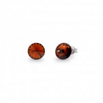 Sweet Candy Studs  Smoked Topaz