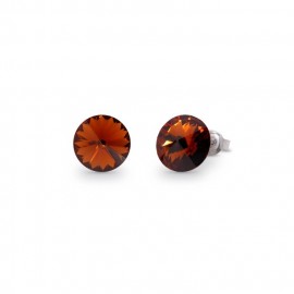 Candy Studs  Smoked Topaz