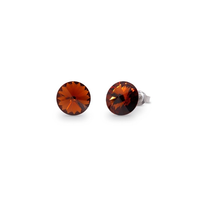 Candy Studs  Smoked Topaz