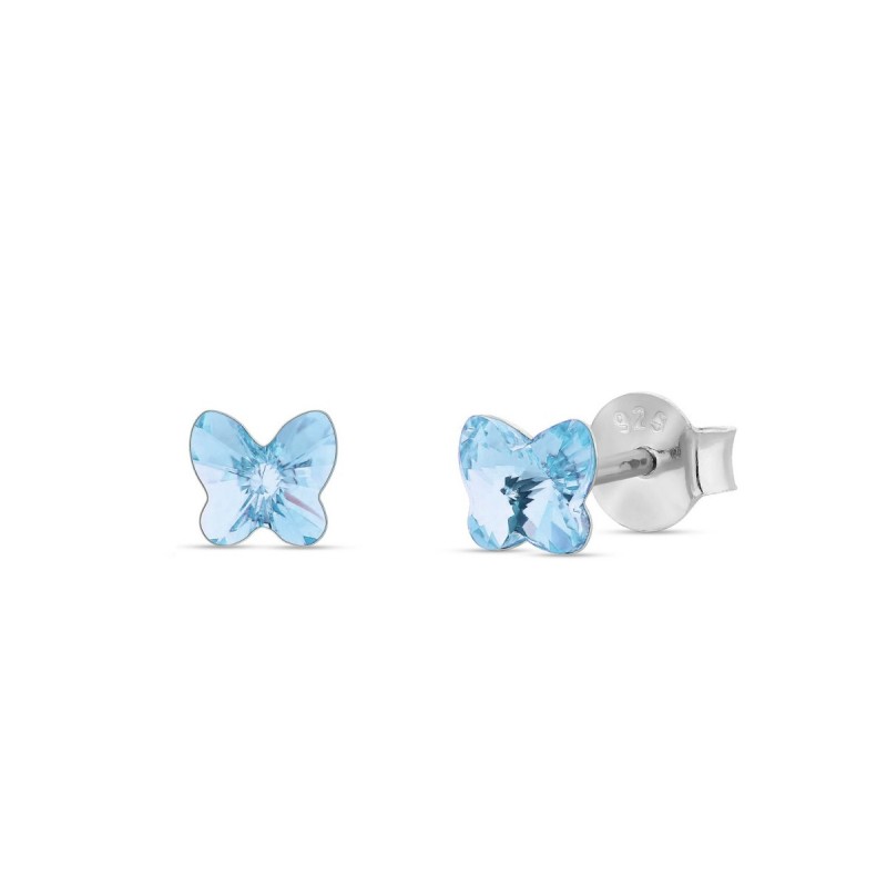 Small Butterfly  Aquamarine