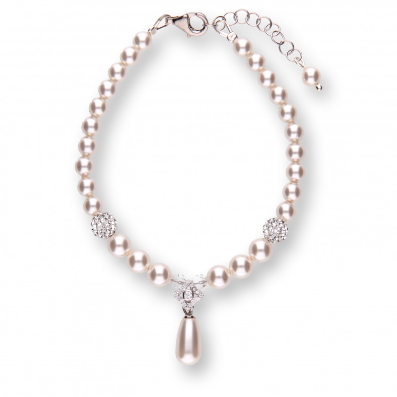 Charm Pearl Crystal e White Pearl. Charm Pearl Crystal e White Pearl.