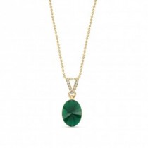 Oval Chic Emerald