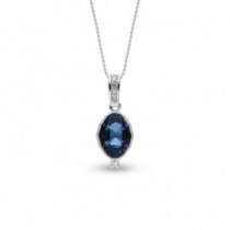 Delia Minor Aquamarine Metallic Blue.