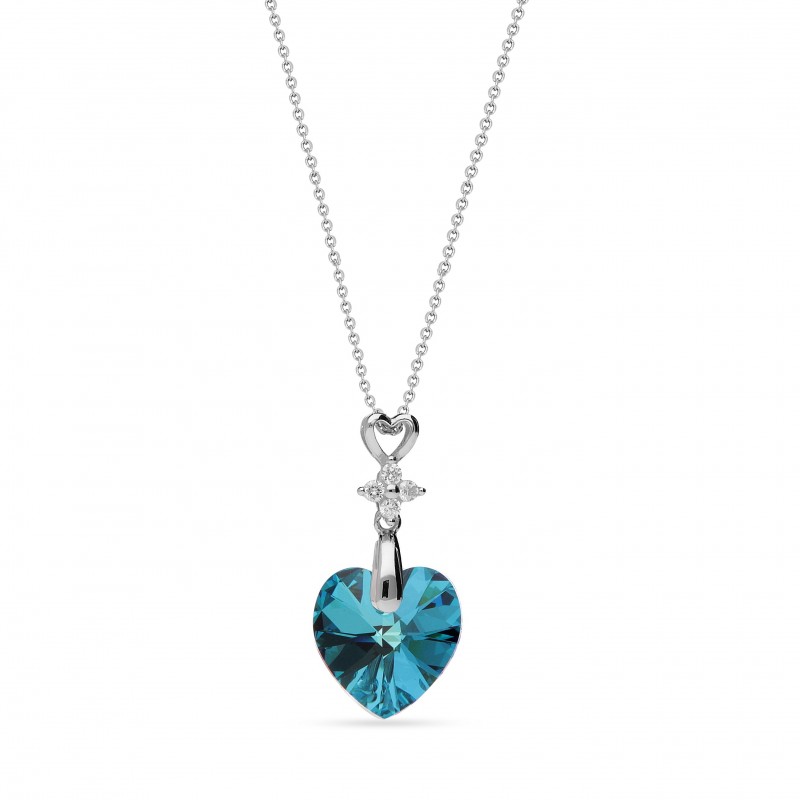 Petite Heart Bermuda Blue.