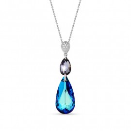 Double Teardrop Silver Night e Bermuda Blue.