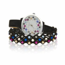 Orologi Donna e bambina colorati, solo tempo ad indici con Swarovki